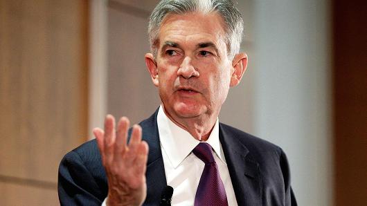 Federal Reserve Board Governor Jerome Powell discusses financial regulation in Washington, October 3, 2017.