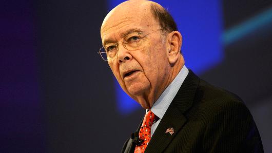 Commerce Secretary Wilbur Ross, speaks at the Conferederation of British Industry's annual conference in London, Britain, November 6, 2017.