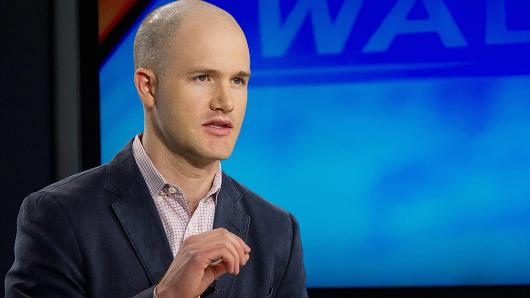 Brian Armstrong, co-founder and chief executive officer of Coinbase Inc.