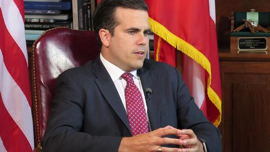 Governor of Puerto Rico, Ricardo "Ricky" Rossello, on June 8, 2017.