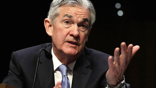 Chairman of the Federal Reserve nominee Jerome Powell testifies during his confirmation hearing before the Senate Banking, Housing and Urban Affairs Committee November 28, 2017 on Capitol Hill in Washington, DC.