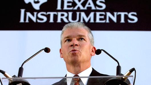 Rich Templeton, President and CEO of Texas Instruments Inc.