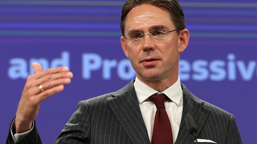 European Commission Vice-President for Jobs, Growth, Investment and Competitiveness, Jyrki Katainen
