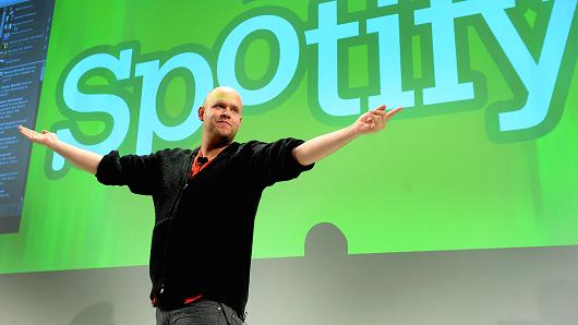 Daniel Ek, chief executive officer of Spotify