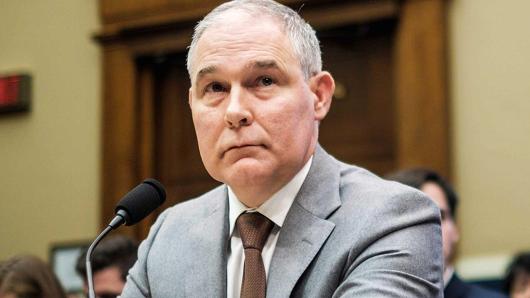 Environmental Protection Agency Administrator Scott Pruitt testifies before the House Energy and Commerce Committee about the mission of the U.S. Environmental Protection Agency on December 7, 2017 in Washington, DC.