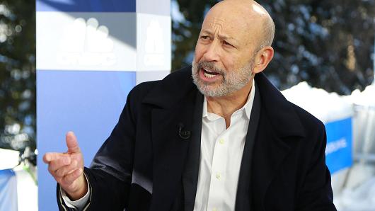 Lloyd Blankfein, Chairman and CEO of Goldman Sachs, at the 2018 WEF in Davos, Switzerland.
