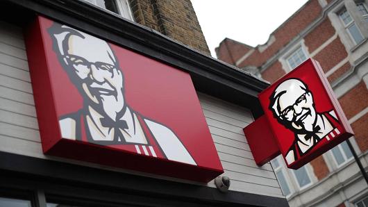 A KFC restaurant in Clapham, south London