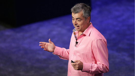 Apple Senior Vice President Eddie Cue discusses Apple Pay, the company's new mobile payments solution, at the Apple Special event