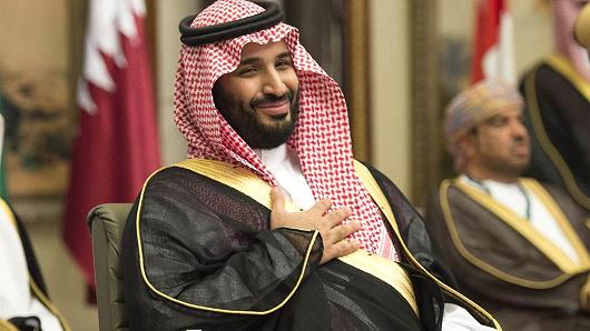 Deputy Crown Prince of Saudi Arabia Mohammad bin Salman Al Saud attends the GCC-Morocco Summit in Riyadh, Saudi Arabia on April 20, 2016.