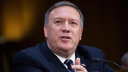 Mike Pompeo, director of the Central Intelligence Agency.