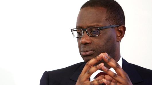 Tidjane Thiam, chief executive officer of Credit Suisse Group AG.