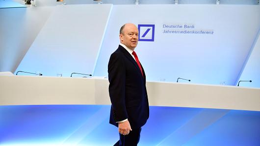 John Cryan, CEO of Deutsche Bank