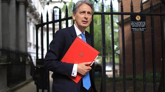 Philip Hammond, U.K. chancellor of the exchequer.