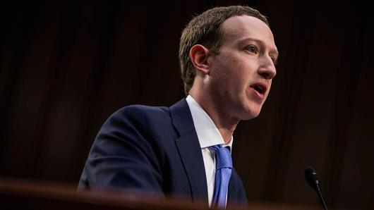 Facebook co-founder, Chairman and CEO Mark Zuckerberg testifies before a combined Senate Judiciary and Commerce committee hearing in the Hart Senate Office Building on Capitol Hill April 10, 2018 in Washington, DC.