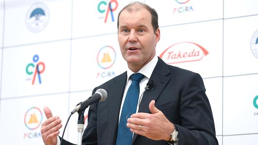 hristophe Weber, president and chief executive officer of Takeda Pharmaceutical