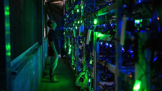 A bitcoin mine near Kongyuxiang, Sichuan, China on August 12, 2016.