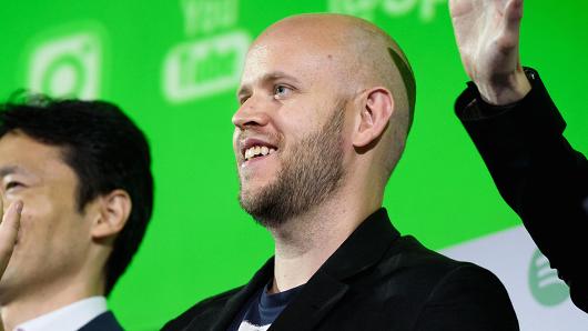 Daniel Ek, chief executive officer and co-founder of Spotify AB