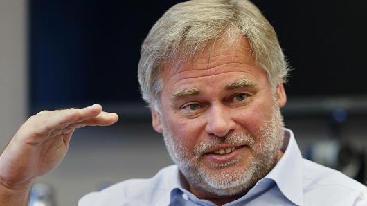Eugene Kaspersky, chairman and CEO of Kaspersky Lab, answers a question during an interview in New York March 10, 2015.