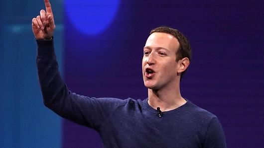 Facebook CEO Mark Zuckerberg speaks during the F8 Facebook Developers conference on May 1, 2018 in San Jose, California.