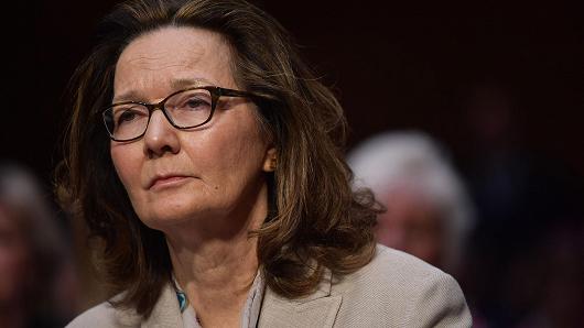 Gina Haspel arrives to testify before the Senate Intelligence Committee on her nomination to be the next CIA director in the Hart Senate Office Building on Capitol Hill in Washington, DC on May 9, 2018.