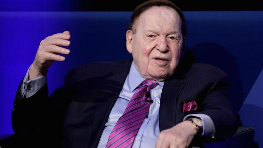 Sheldon Adelson, chairman and chief executive officer of Las Vegas Sands Corp.