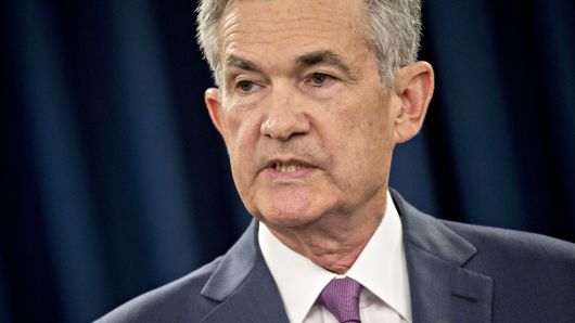 Jerome Powell, chairman of the U.S. Federal Reserve, speaks during a news conference following a Federal Open Market Committee (FOMC) meeting in Washington, D.C., on Wednesday, June 13, 2018.