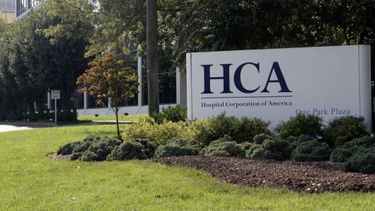 Headquarters of Hospital Corporation of America, one of the nation's largest hospital operators, in Nashville, Tenn.