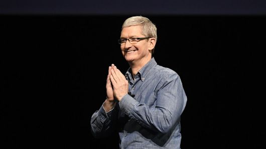 Tim Cook, chief executive officer of Apple