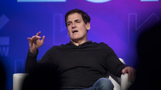 Mark Cuban, billionaire owner of the National Basketball Association's (NBA) Dallas Mavericks basketball team, speaks at the 2017 South By Southwest (SXSW) Interactive Festival at the Austin Convention Center in Austin, Texas, U.S., on Sunday, March 12, 2017.