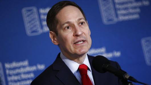 Dr. Tom Frieden, director of the Centers for Disease Control and Prevention, delivers remarks during a press conference September 29, 2016 in Washington, DC. 