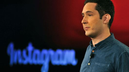 Instagram CEO Kevin Systrom speaks at Facebook's corporate headquarters during a media event in Menlo Park, California on June 20, 2013, where Facebook announced the introduction of video for Instagram.