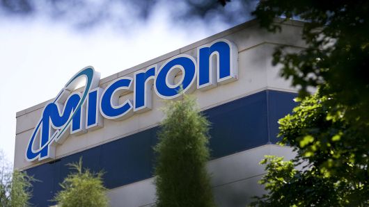 The headquarters building of Micron Technology Inc. stands in Boise, Idaho, U.S.