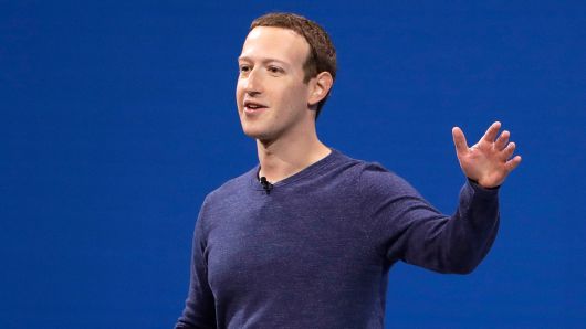 Facebook CEO Mark Zuckerberg makes the keynote address at F8, Facebook's developer conference, Tuesday, May 1, 2018, in San Jose, Calif.
