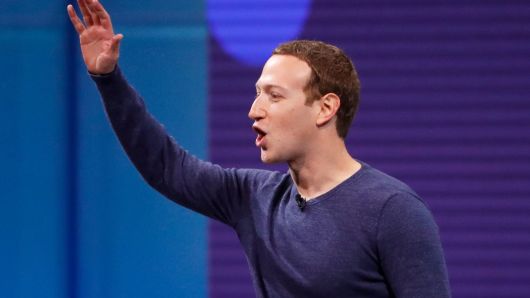 Facebook CEO Mark Zuckerberg speaks at Facebook Inc's annual F8 developers conference in San Jose, California, May 1, 2018.