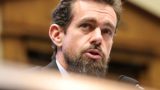 Twitter CEO Jack Dorsey testifies before the House Energy and Commerce Committee hearing on Twitter's algorithms and content monitoring on Capitol Hill in Washington, September 5, 2018.