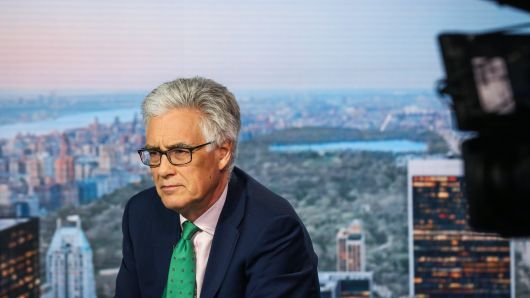 Lord Adair Turner, director of the Foundation for Science & Technology and former chair of the U.K. Financial Services Authority, listens during a Bloomberg Television interview in New York, U.S., on Tuesday, April 25, 2017.