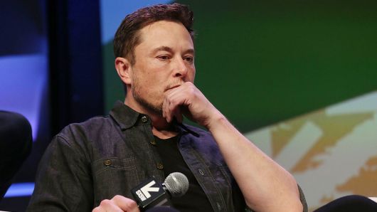 Elon Musk speaks on stage during the Westworld Featured Session during SXSW at Austin Convention Center on March 10, 2018 in Austin, Texas.
