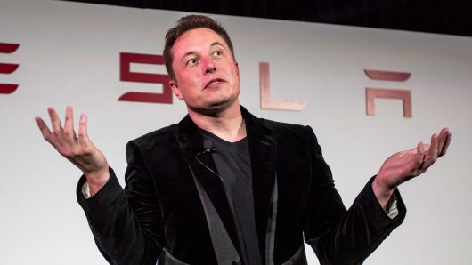 Elon Musk, chairman and chief executive officer of Tesla Motors