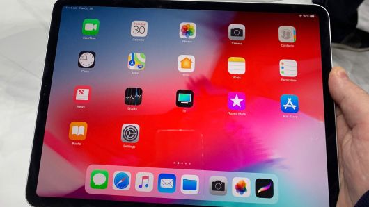 Apple unveils a new Apple iPad Pro in Brooklyn, New York, October 30, 2018.