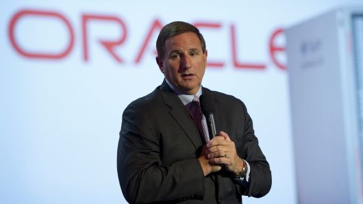 Mark Hurd, CEO of Oracle Corp. 