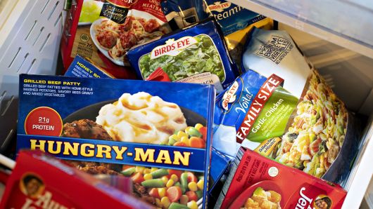 In the Pinnacle Foods deal, Conagra gained brands such as Birds Eye, Hungry-Man, Aunt Jemima Frozen Breakfast, and Armour brand frozen foods.