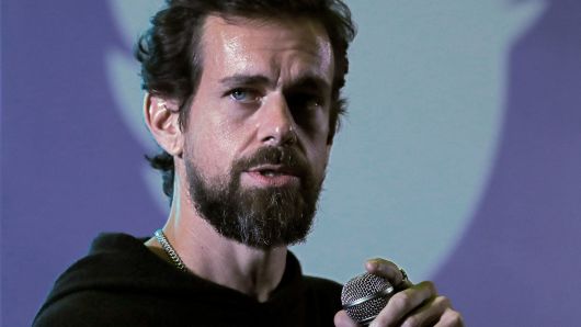 Twitter CEO Jack Dorsey addresses students during a town hall at the Indian Institute of Technology (IIT) in New Delhi, India, November 12, 2018. 