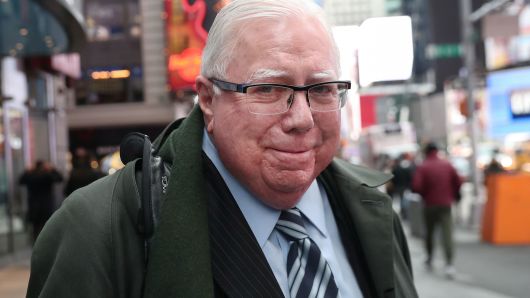 Jerome Corsi, right wing commentator poses for a picture in New York, November 27, 2018. 