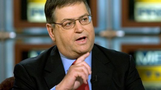 Ken Duberstein, former Chief of Staff to US President Ronald Reagan, speaks on NBC's 'Meet the Press' during a taping at the NBC studios June 6, 2004 in Washington, DC.