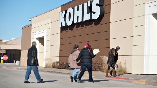 Shoppers enter a Kohl's store in Peoria, Illinois.