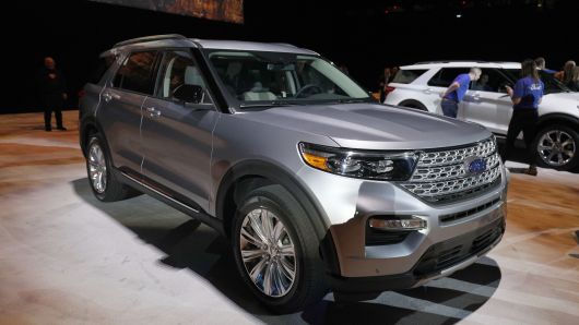 The new 2020 Ford Explorer SUV is revealed at Ford Field on January 9, 2019 in Detroit, Michigan.