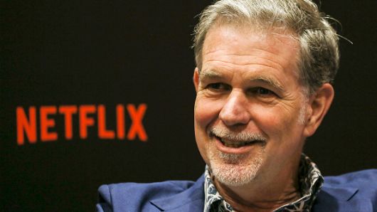 Netflix CEO Reed Hastings speaks during an interview on day two of the Netflix See What's Next: Asia event at the Marina Bay Sands on November 9, 2018 in Singapore.