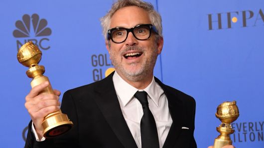 Alfonso Cuaron wins Best Director  Motion Picture and Best Motion Picture - Foreign Language for "Roma," a Netflix film, during the 76th annual Golden Globe Awards on January 6, 2019, at the Beverly Hilton hotel in Beverly Hills, California.