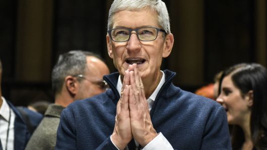 "Apple innovates like no other company on Earth, and we are not taking our foot off the gas," said Apple CEO Tim Cook on the company's earnings call Jan. 29, 2019.
