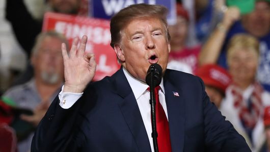 President Donald Trump speaks during a rally at the  El Paso County Coliseum on February 11, 2019 in El Paso, Texas.